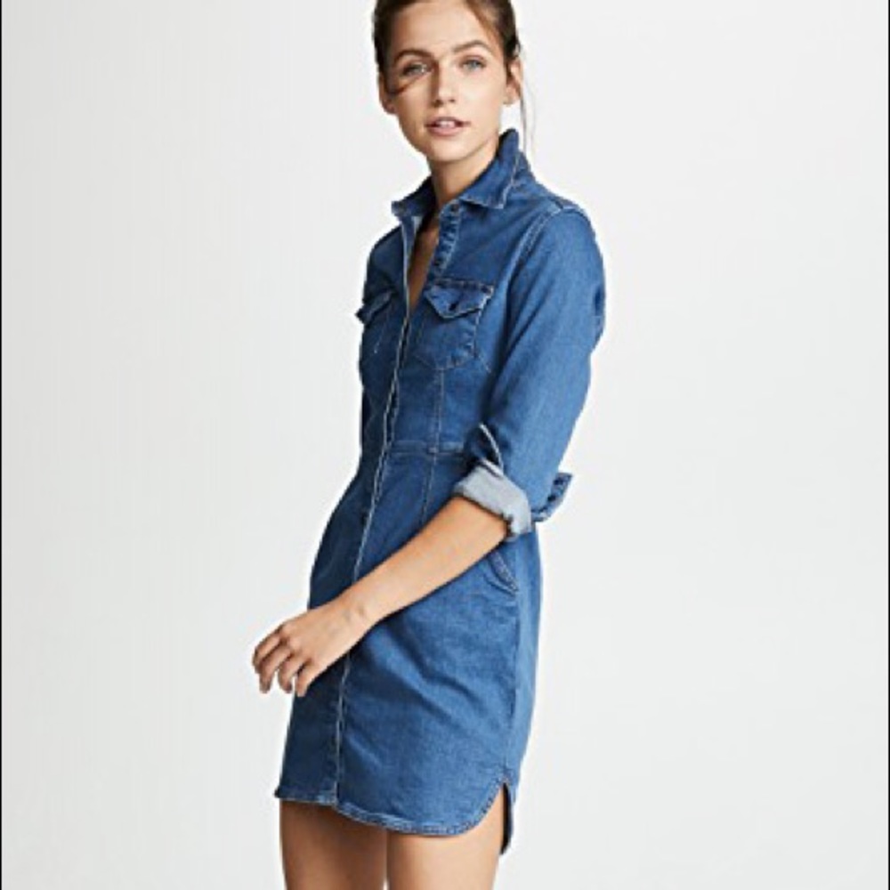 Free People Dynomite in Denim Mini Dress